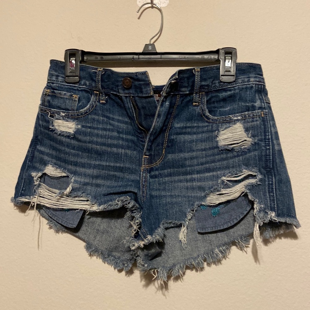 Hollister jean shorts